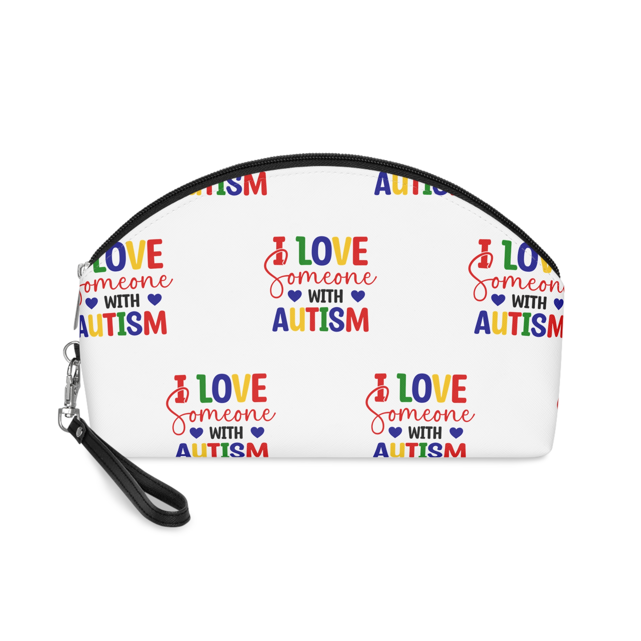 I Love Someone With Autism Makeup Bag