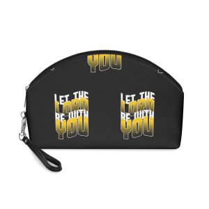 Let the Lord Slogan Vintage Fashion Makeup Bag
